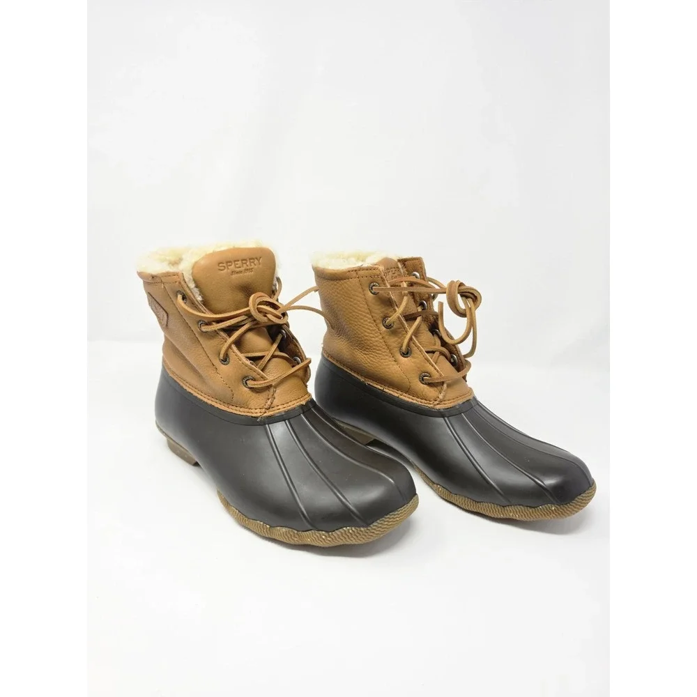 Sperry Saltwater Winter Lux Tan Boot 3M insulate‎ Women's size 9 NIB